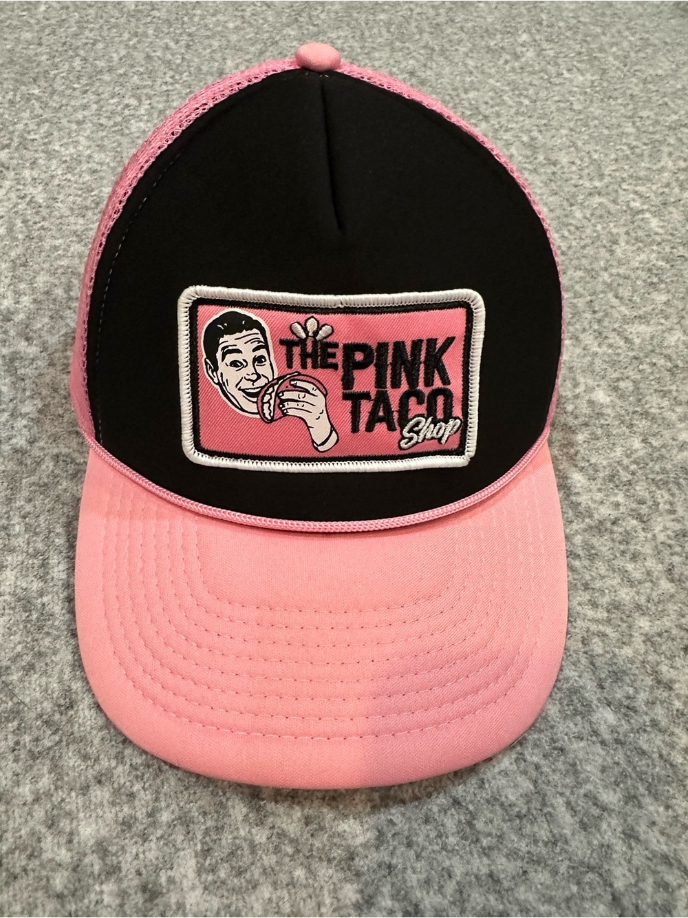 Spirit of Halloween The Pink Taco Shop Trucker Hat - Pink & Black